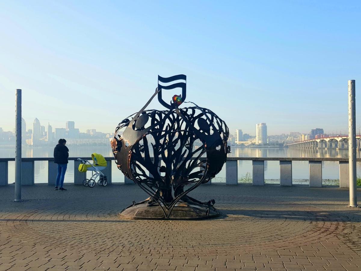 Dnipro Evening, View # Вечірній Дніпро У Центрі, Фантастичний Вид Esterno foto
